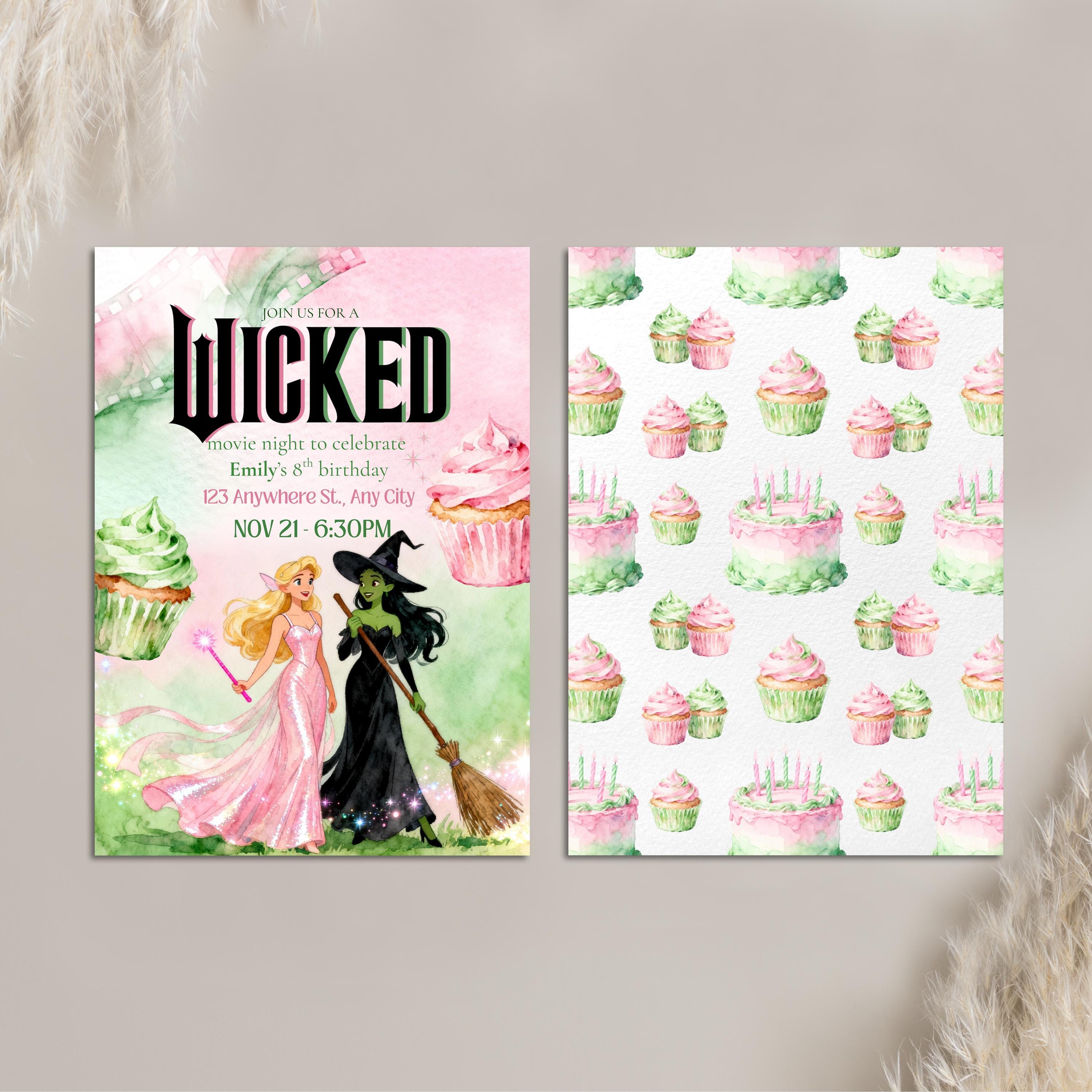 Wicked Party Invitation Template (digital Download) Etsy