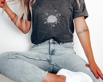 Wildflower Tshirt, Wildflower Shirt, Floral Cottagecore Shirt, Botanical Shirt, Flower Shirt, Nature Shirt, Wild Flower Shirt, Spring Tee