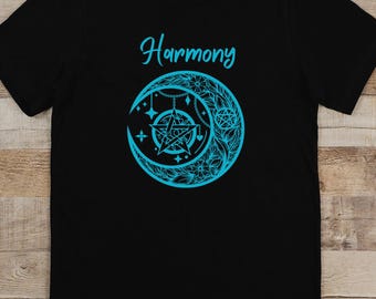 Camiseta pagana, "No quemaban brujas, quemaban mujeres", camiseta de bruja, Triple Luna, Halloween, armonía, camiseta de feminismo, camiseta de brujería