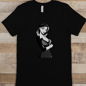 Sexy Teacher Graphic Art Pinup Shirt, Great gift for him or her, sexy anime pin up design T-Shirt, 1950&#39;s aesthetic shirt, Anime Lover Gift