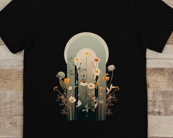 Flower Shirt, Nature Shirt, Wildflower Tshirt, Wildflower Shirt, Floral Cottagecore Shirt, Botanical Shirt, Wild Flower Shirt, Spring Tee