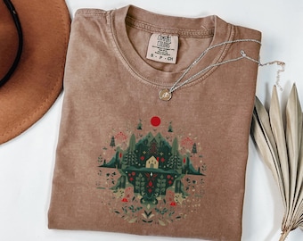 Nature Shirt, Wildflower Shirt, Flower Shirt, Botanical Shirt, Wildflower Tshirt, Wild Flower Shirt, Floral Cottagecore Shirt, Boho Gift