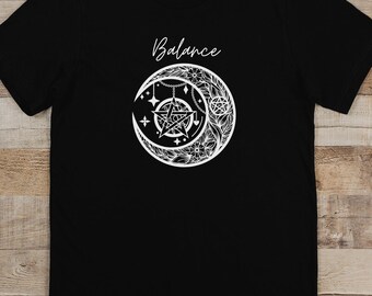 Camiseta pagana, "No quemaban brujas, quemaban mujeres", camiseta de bruja, Triple Luna, Halloween, Equilibrio, camiseta de feminismo, camiseta de brujería