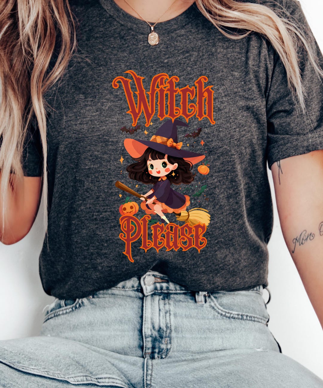 Funny Witch Shirt for Halloween Witch Please Shirt Hocus Pocus Graphic ...