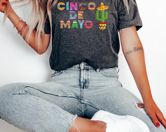 Party Shirt, Cinco De Mayo Shirt, Lets Fiesta Shirt, Mexikanische Fiesta, 5 De Mayo Shirt, Mexikanisches Festival Shirt, Fiesta Party, Latein Shirt