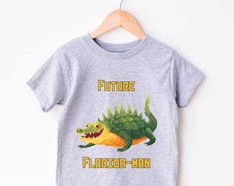 Chemise alligator pour tout-petit, chemise fille, chemise garçon, cadeau de baby shower, vêtements enfants mignons, chemise enfant animal amusante, chemise enfant amoureux des animaux