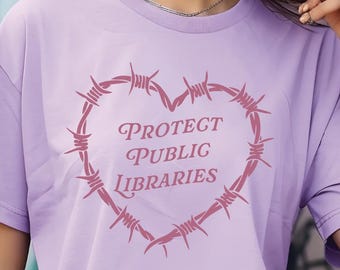 Comfort Colors Library T-Shirt: Barbed Wire Heart, Unisex Plus Size