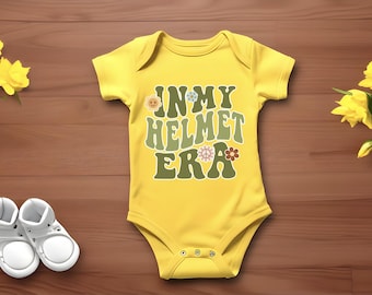 Baby Helmet Decals: Neutral Colors, Matching Onesie Bundle