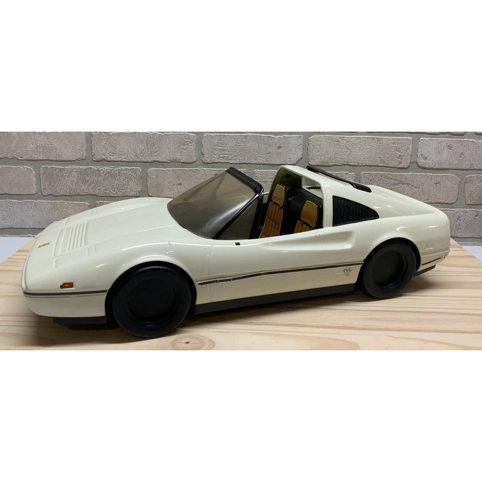 Mattel Barbie White Ferrari 1988 W/ Original Box - Missing Some