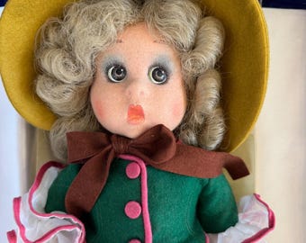 Lenci 18" Italy Doll In Original Box With Certificate & Accessories