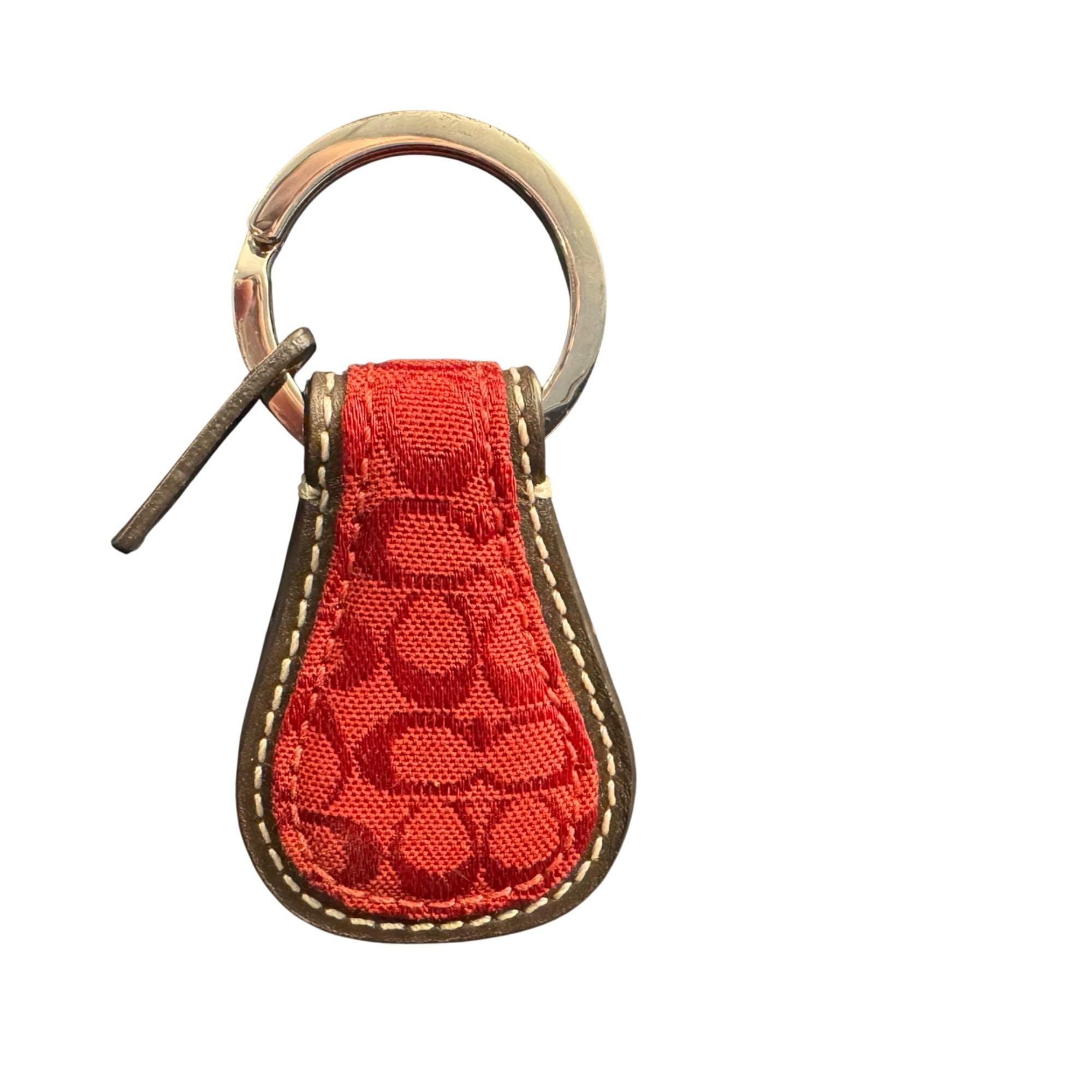 Vintage Coach Mini Key Fob - Etsy
