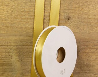 Gold Satin Ribbon 3-38mm