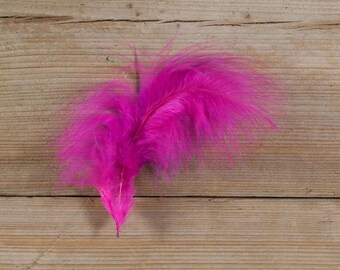 Marabou decorative feathers Fuchsia