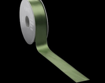 Moss Green Satin Ribbon