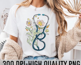 Floral Nurse Png, Nurse Png, Stethoscope Png Nurse Life Png, Nursing Png, Medical Assistant Stuff png, Medical Assistant png, Med Life png