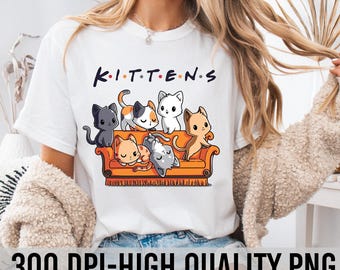 Kittens Png, Funny Cat Png, Cat Png, Gift For Cat Lovers Png, Cute Cat Png, Cat Lovers Png, Psycho Cat Png, Cat Mom Png, Cats on Couch