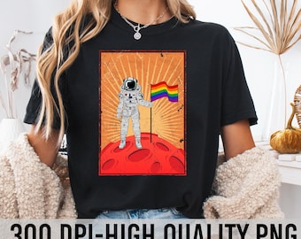 Astronaut LGBTQ, Rainbow Flag, Pride, Gay, Transgender, Human Rights, Pride Flag, Pride Month, Space LGBTQ, Moon LGBTQ,