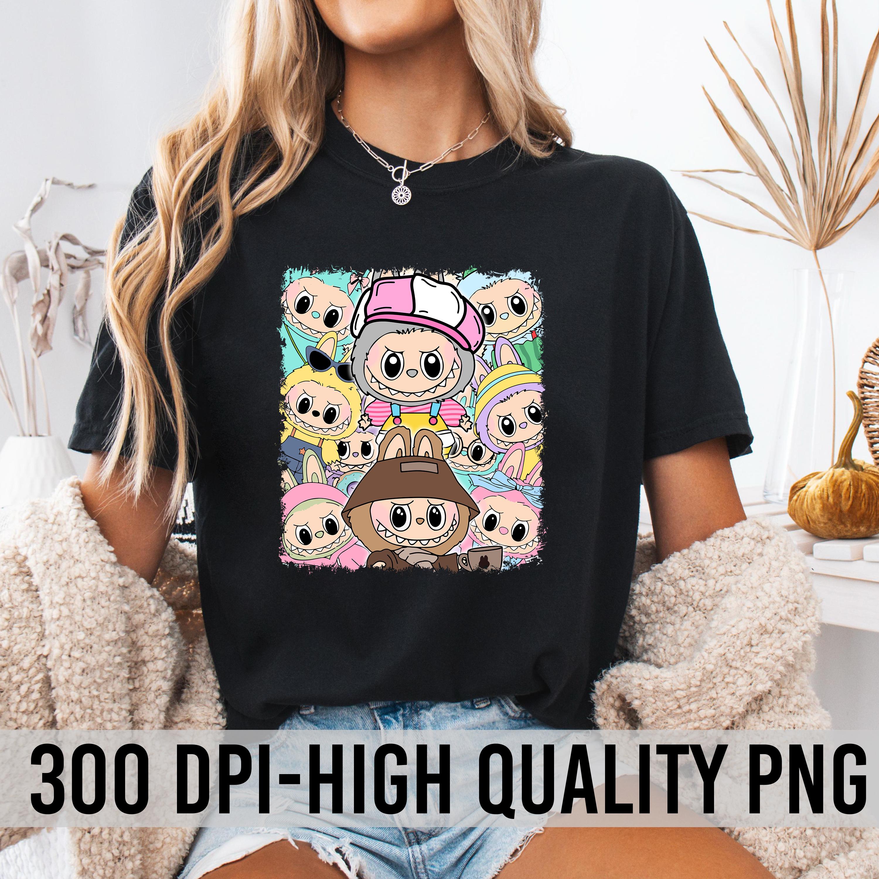Labubu PNG、Labubu デザイン、Labubu デジタル ファイル、Labubu 昇華、Labubu キャラクター、Labubu デジタル ダウンロード、Labubu T シャツ デザイン