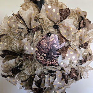 African American Woman Wreath