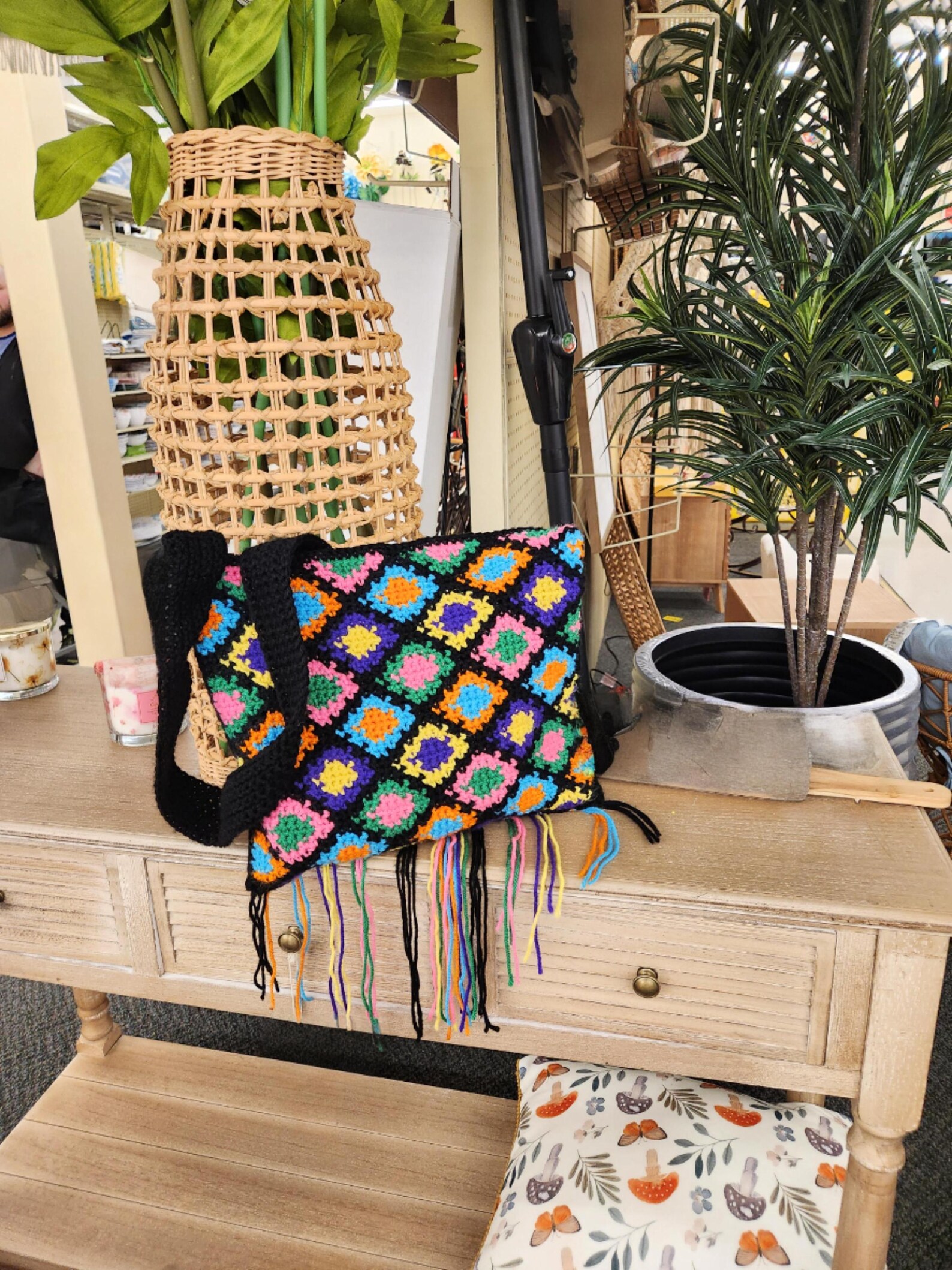 Small Diamond Crochet Bag Pattern PDF - Colorful Graphgan Purse Design ...