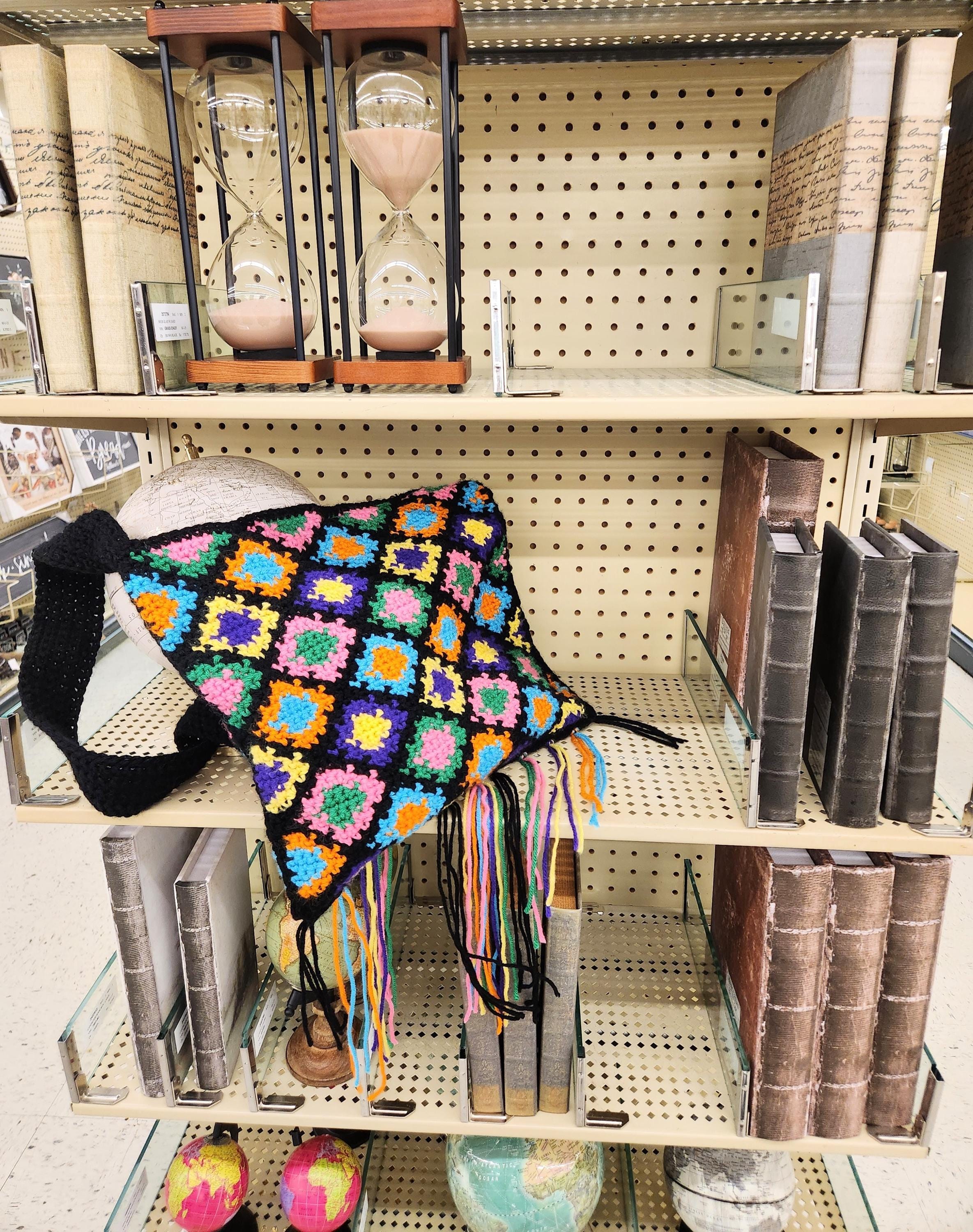 Small Diamond Crochet Bag Pattern PDF - Colorful Graphgan Purse Design ...