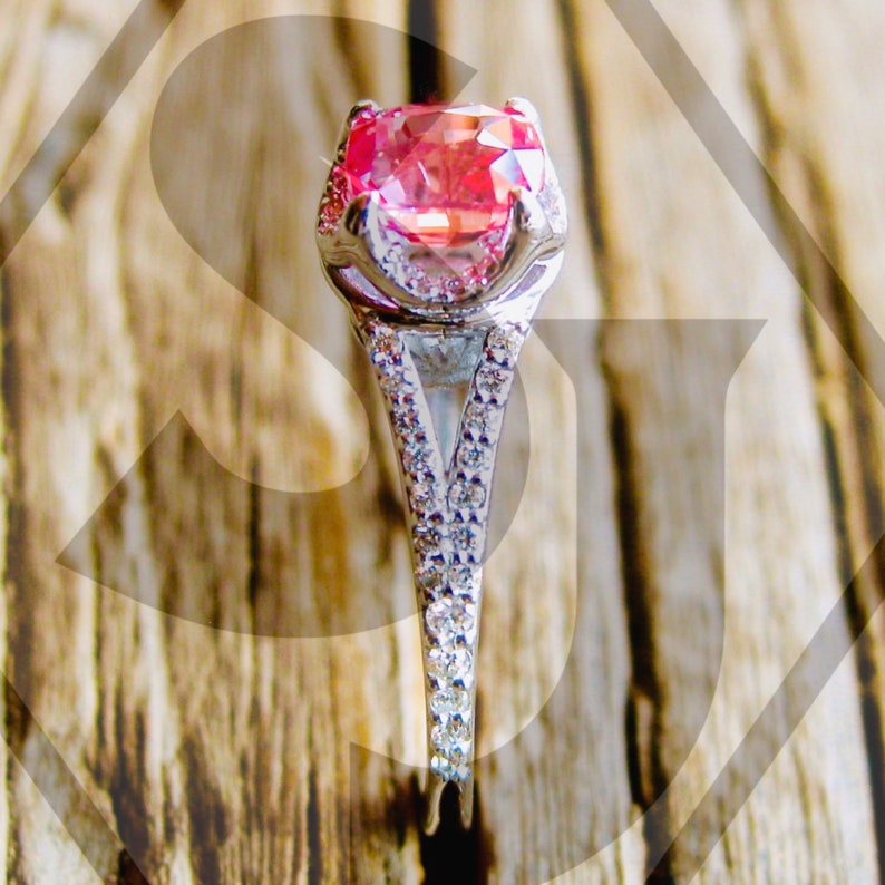 padparadscha engagement rings padparadscha engagement rings