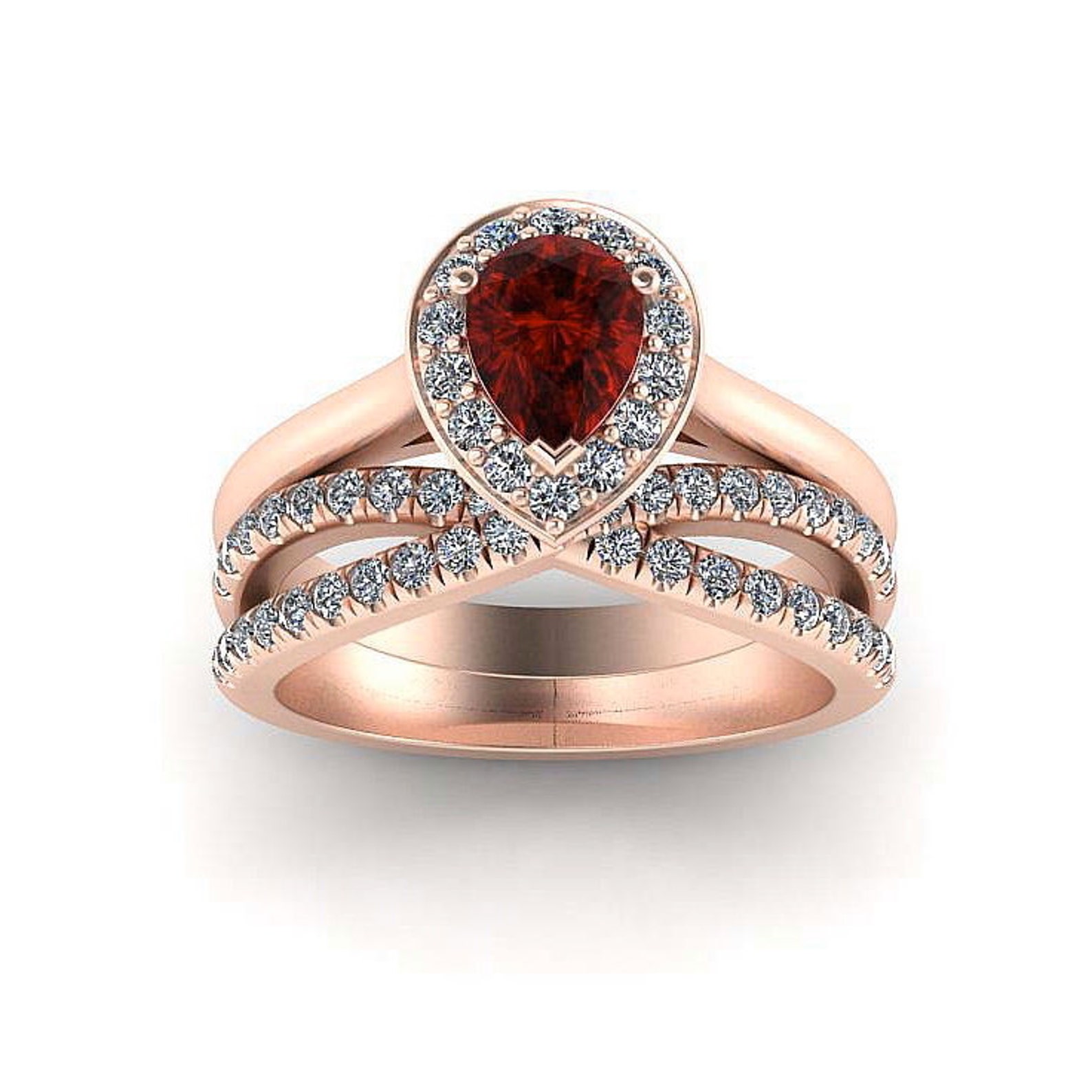 Infinity Symbol Sign Wedding Ring in 14K Rose Gold with Etsy