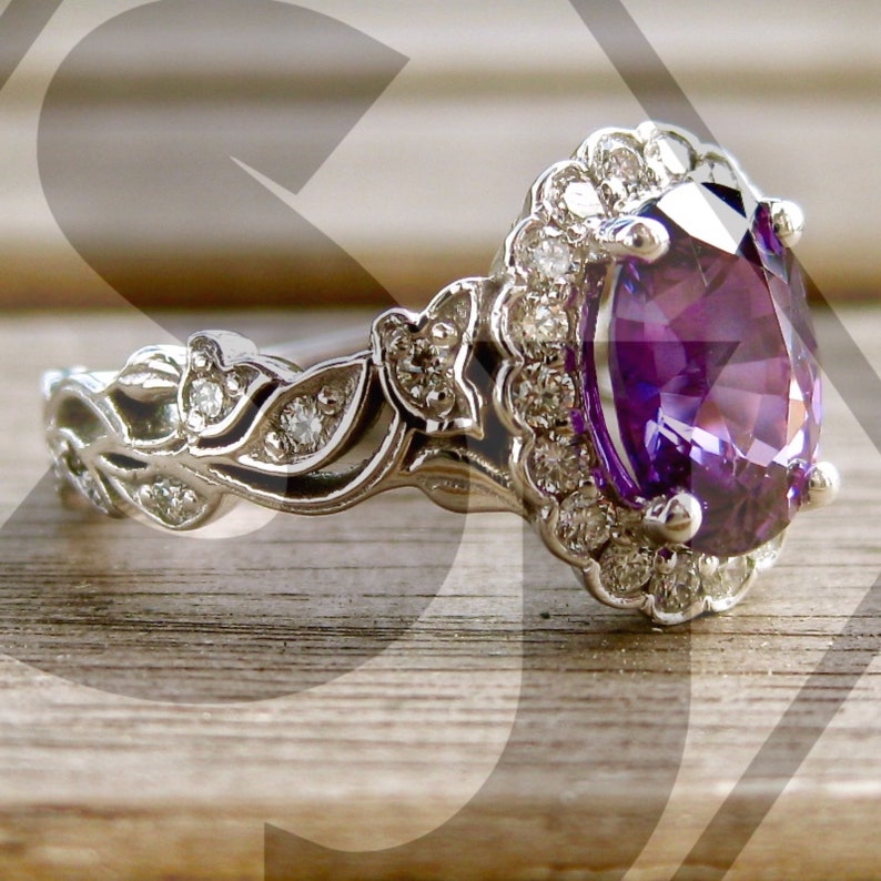purple sapphire engagement rings purple sapphire engagement rings