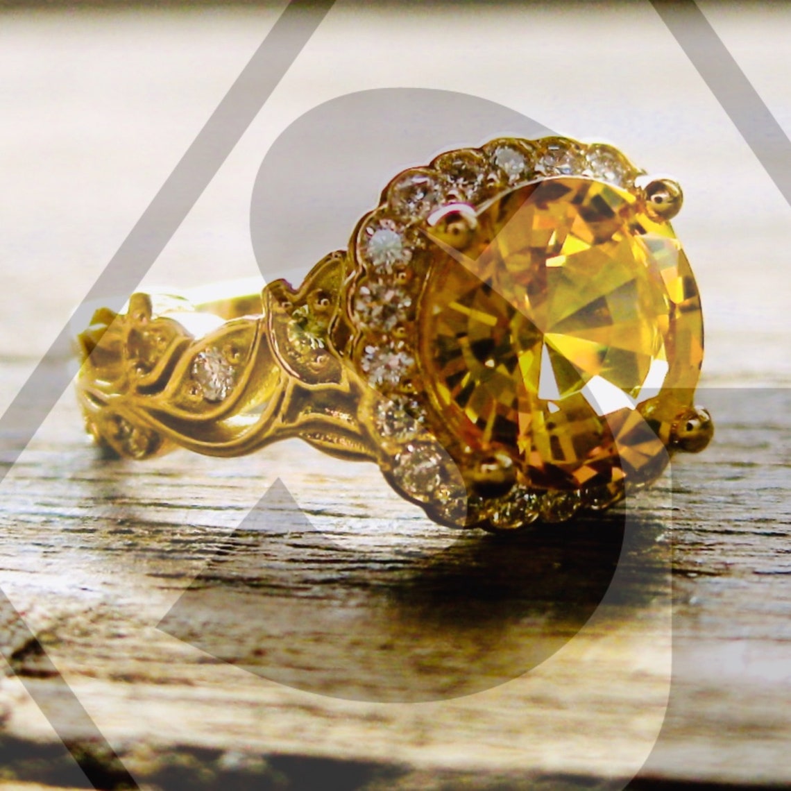 yellow sapphire ring yellow sapphire ring