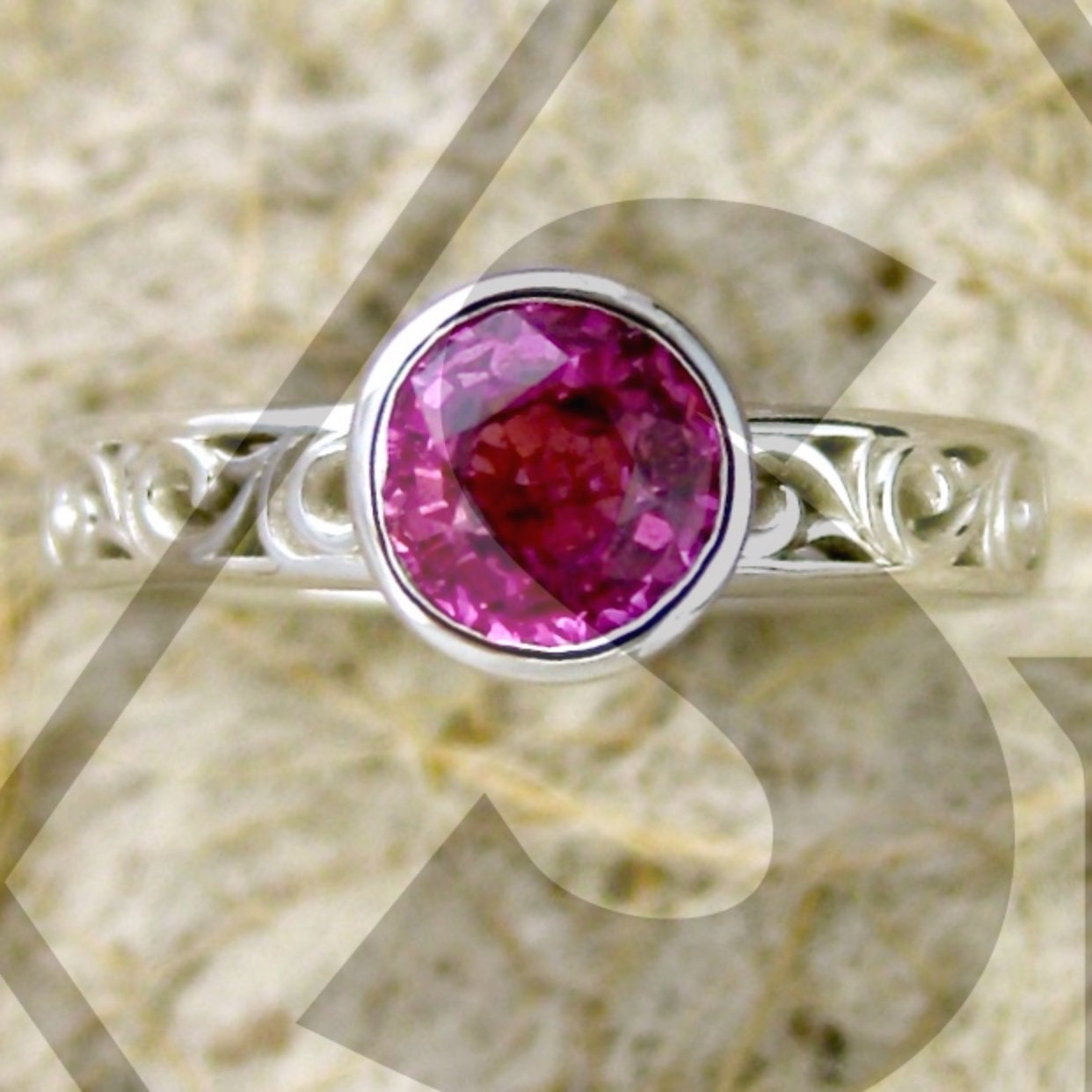 hot pink sapphire hot pink sapphire