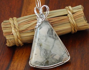 Lahontin Jasper * pendant with Sterling Silver - P23