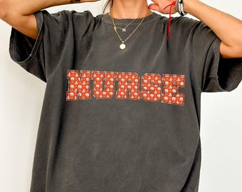 Halloween Nurse Shirt, Funny Skeleton Nurse Tee, Spooky Season RN Shirt, Ghost Nurse T-Shirt, Comfort Colors®, Halloween Gift, Nurse Gift