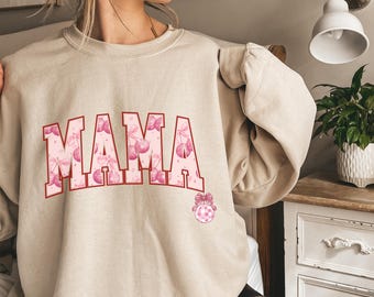 Mama Coquette Sweatshirt  for Expecting, First-Time Mom Gift or Seasoned Pro on Mothers Day! Mom Life Sweatshirt Disco Ball new mom gift