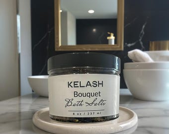 50% OFF All Natural Bath Salt |Spa Gift for Her| Essential Oils Scented| Gift for her| Bridesmaid Gift| Gift for Women- 8 oz.