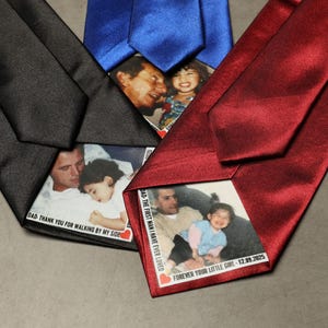 Tie for Wedding,Groom Photo Tie Gifts, Personable Best Men Tie, Print Costum Family Photo Tie, Event Tİe,Personalized Tie,Tie for Groom Gift