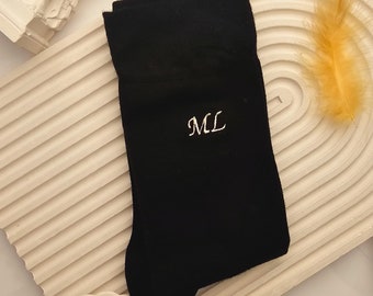 Embroidered Groomsmen Costum Letter Socks, Socks for Wedding, Personable Best Men Socks, Groom Letter Socks Gifts, Wedding for Gifts