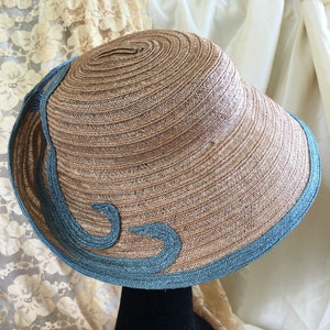 Rose-Custom Wide Brimmed Straw Hat