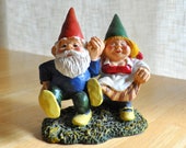 rien poortvliet dancing gnome couple figurine