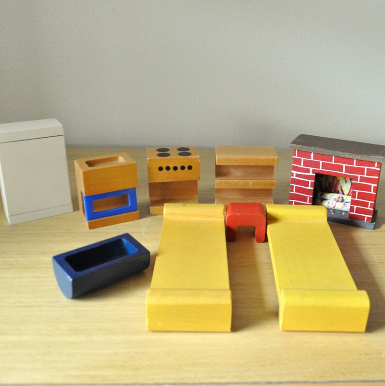 Creative Playthings Dollhouse Furniture Mid Century Modern Image 0