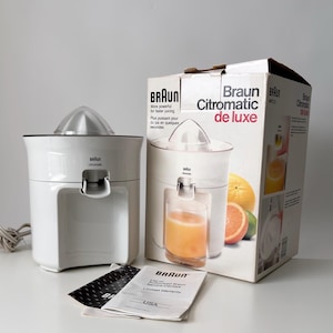 Citrus Juicer Braun Deluxe Juice Extractor Vintage Braun Electric