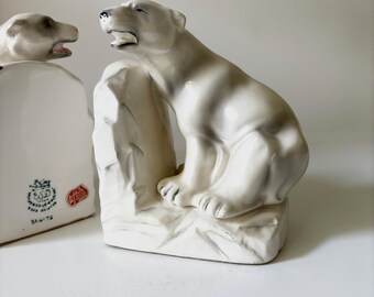 アラビア　Polar bear フィギュリン　Father 艶なし アラビア Polar bear フィギュリン Father 艶なし - メルカリ