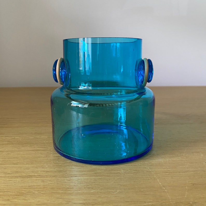 Takahashi Glass Jar With Rattan Handle Etsy