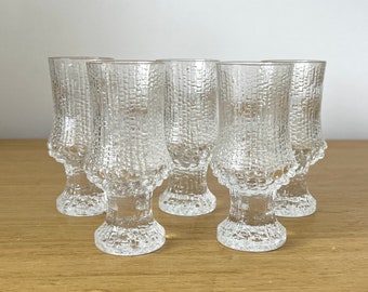 iittala finlande ultima thule footed cordials, tapio wirkkala, lunettes de vue