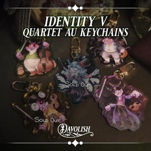Identity V - Quartet AU Acrylic Keychains