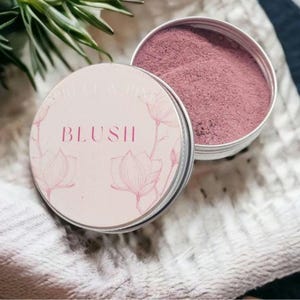 Blush, All Organic, Food Grade Plant Based Makeup, Zero Waste, Vegan, Eco Friendly, All Natural