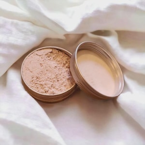 Vegan Face Powder, Translucent Setting Powder, Organic Setting Powder for Medium to Light Complexion