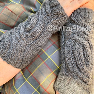 Claire's Gauntlets Outlander Fingerless Wool Mitts 6 image 1