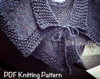 Modèle de tricot de capeline Claire's Hunt, inspiré d'Outlander (modèle PDF)