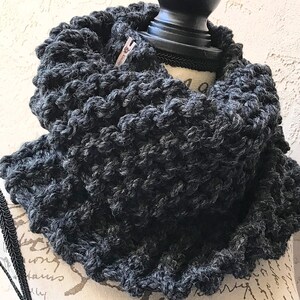 Outlander Claire Cowl Infinity Scarf Chunky Knit 8 Colors image 3