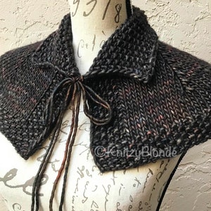 Claire's Hunt Capelet Outlander Hand Knit Luxe Merino image 2